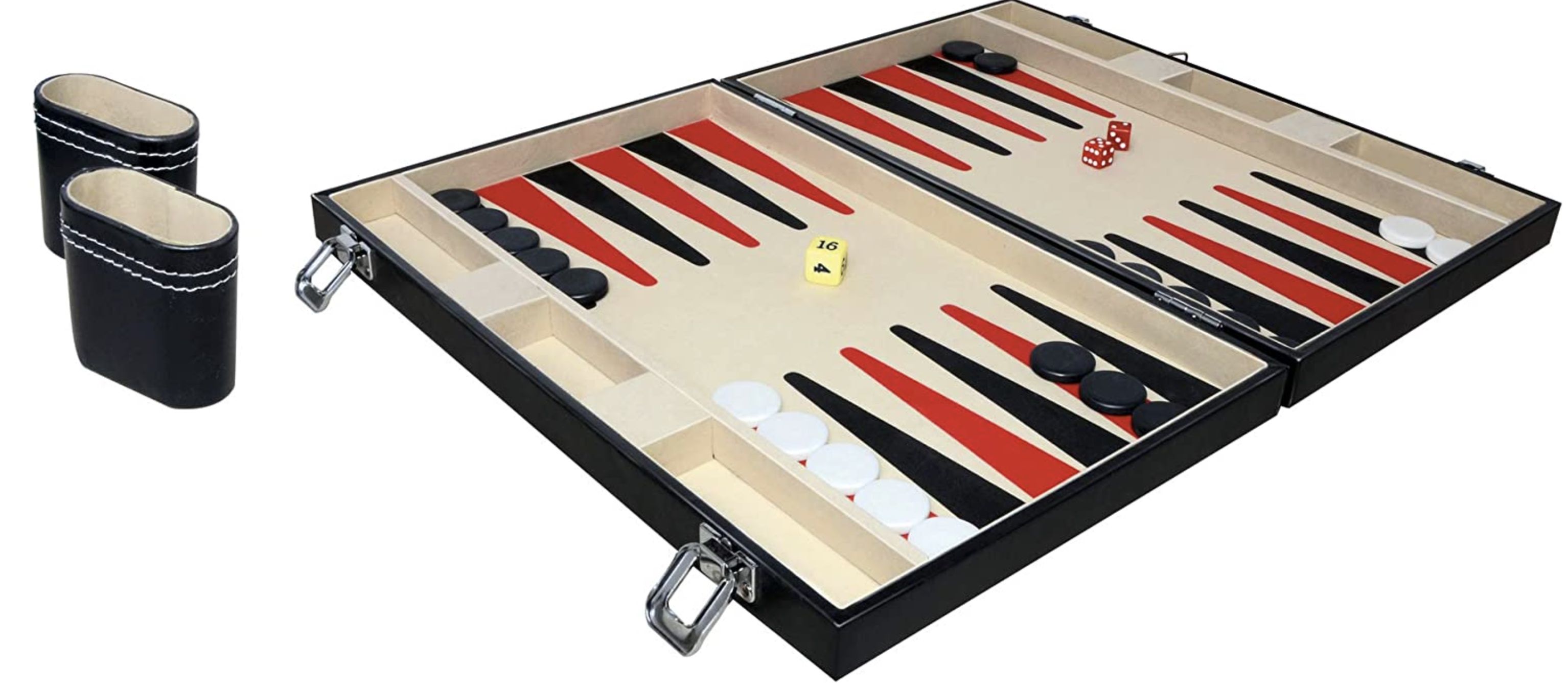 Deluxe Backgammon Koffer für 15,99€ (statt 30€)   Prime