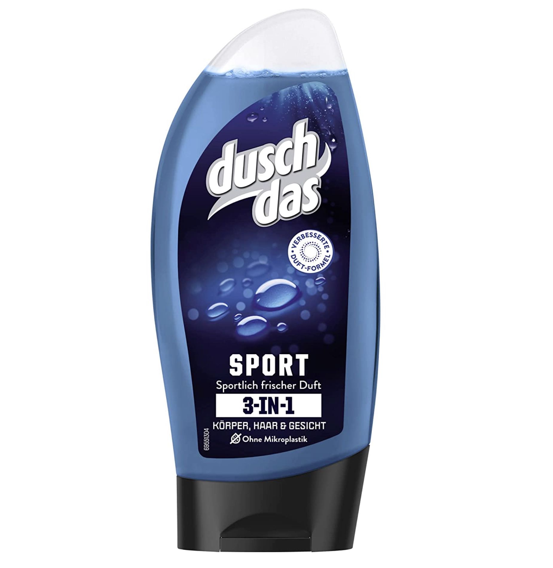 4x Duschdas 2 in 1 Duschgel und Shampoo Sport für 3€ (statt 6€)   Prime Sparabo