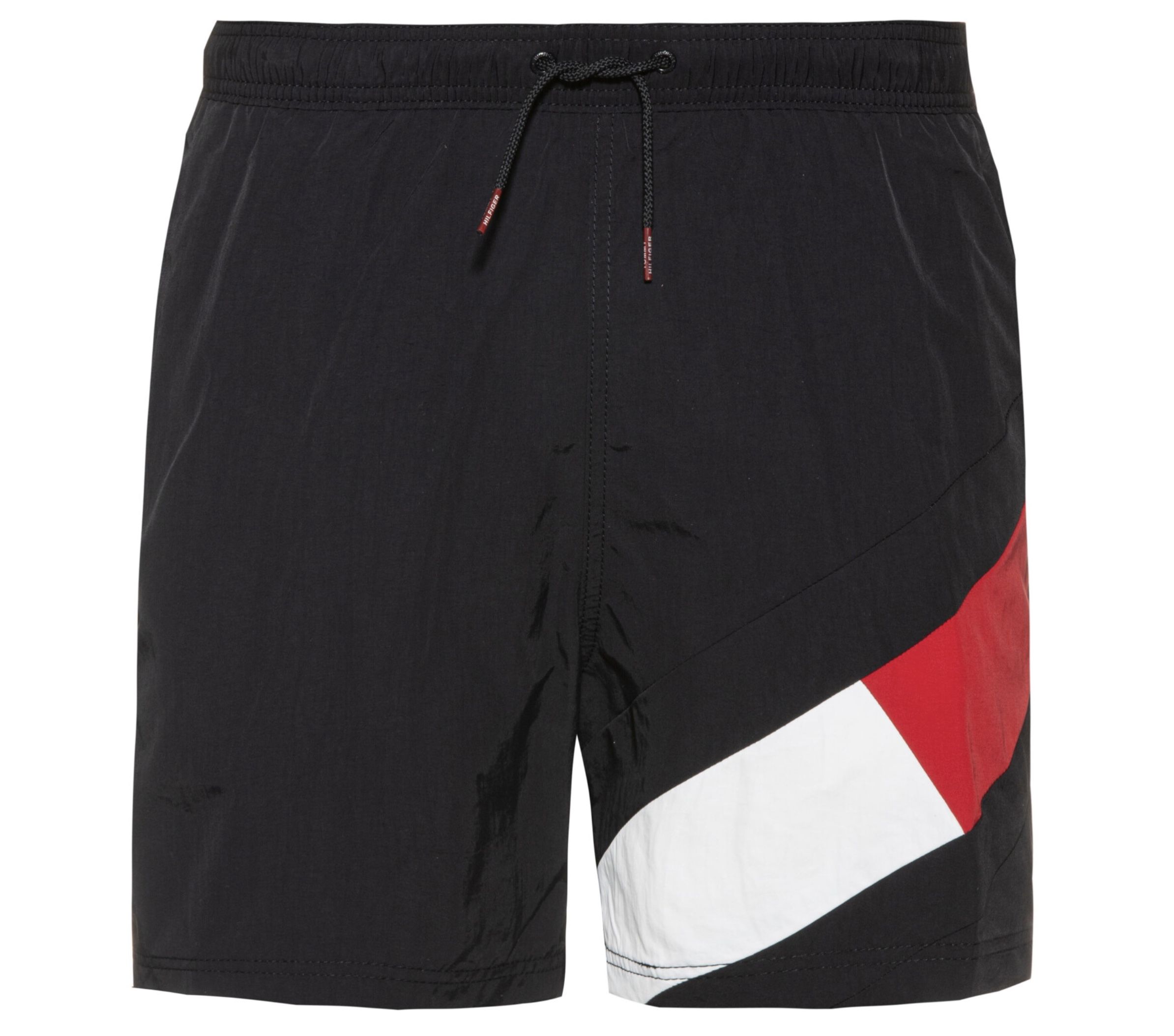 Tommy Hilfiger Flag Mid Badehose in Schwarz für 24,99€ (statt 37€)   Prime