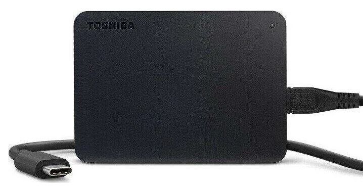 Toshiba Canvio Basics USB C 4TB für 50,57€ (statt 90€)