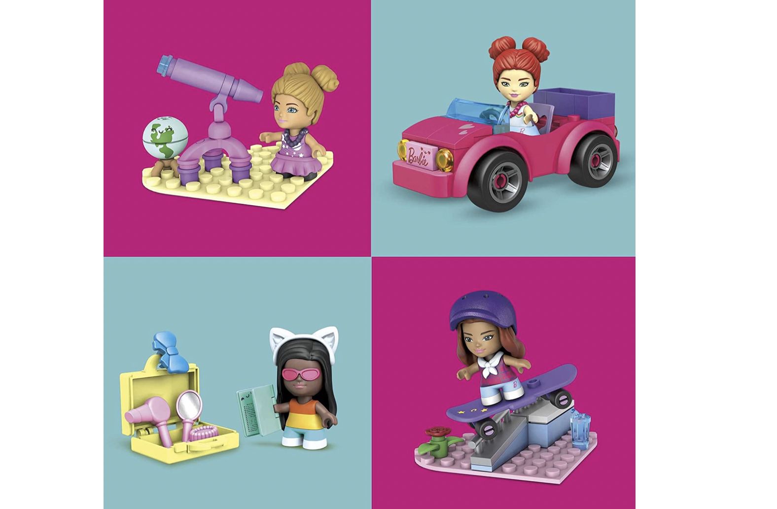 MEGA Construx HBF32   Barbie Malibu Bauspielzeugset Bundle für 20,65€ (statt 32€)