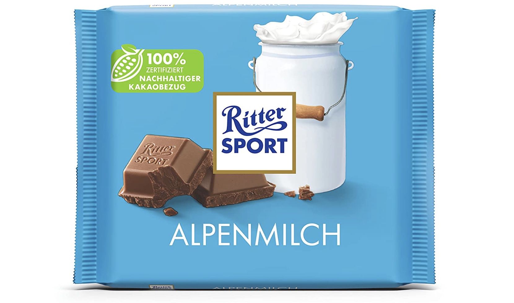 RITTER SPORT Alpenmilch 100g Vollmilchschokolade für 0,88€   Prime