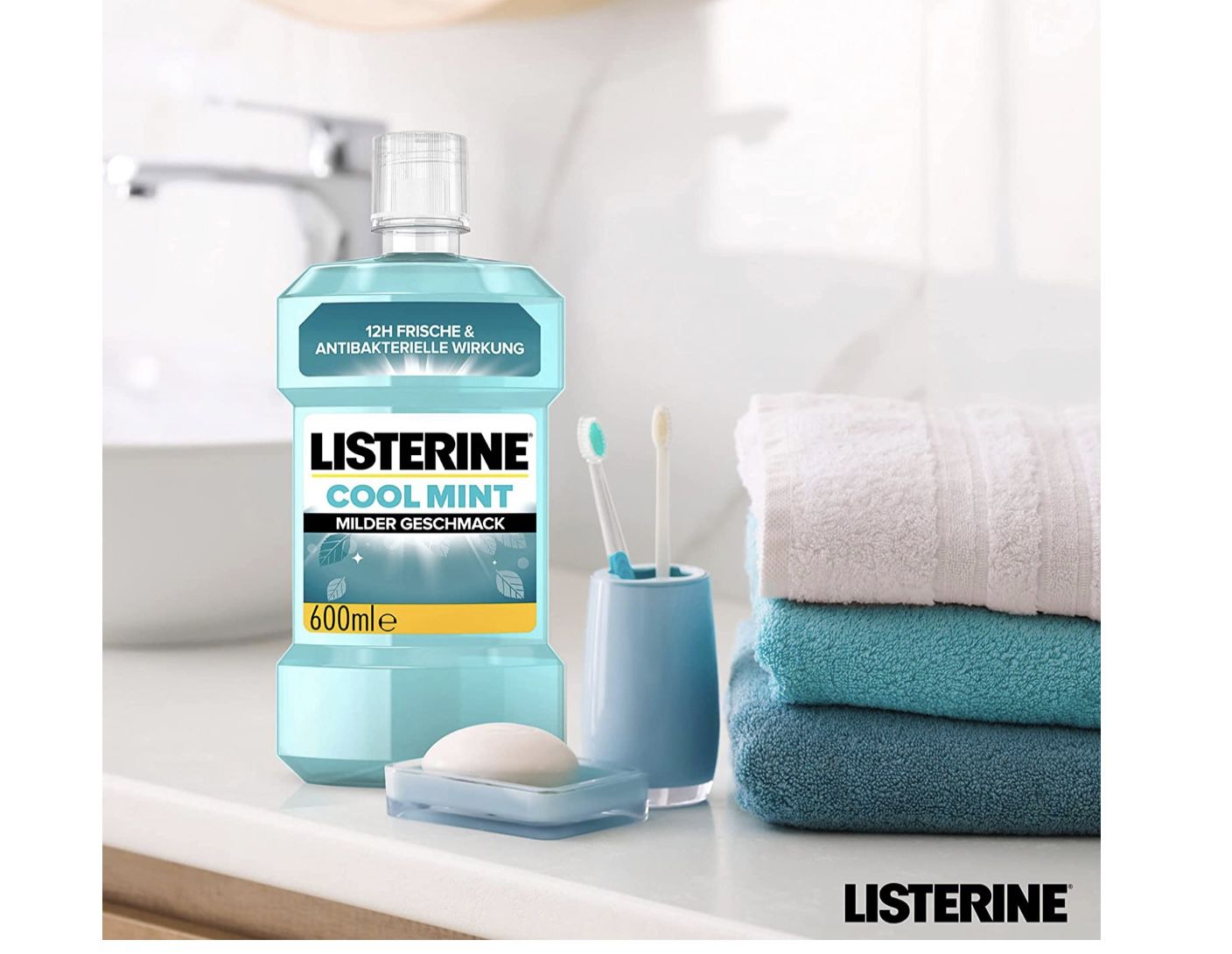 LISTERINE Cool Mint milder Geschmack ab 2,68€ (statt 4€)   Prime Sparabo