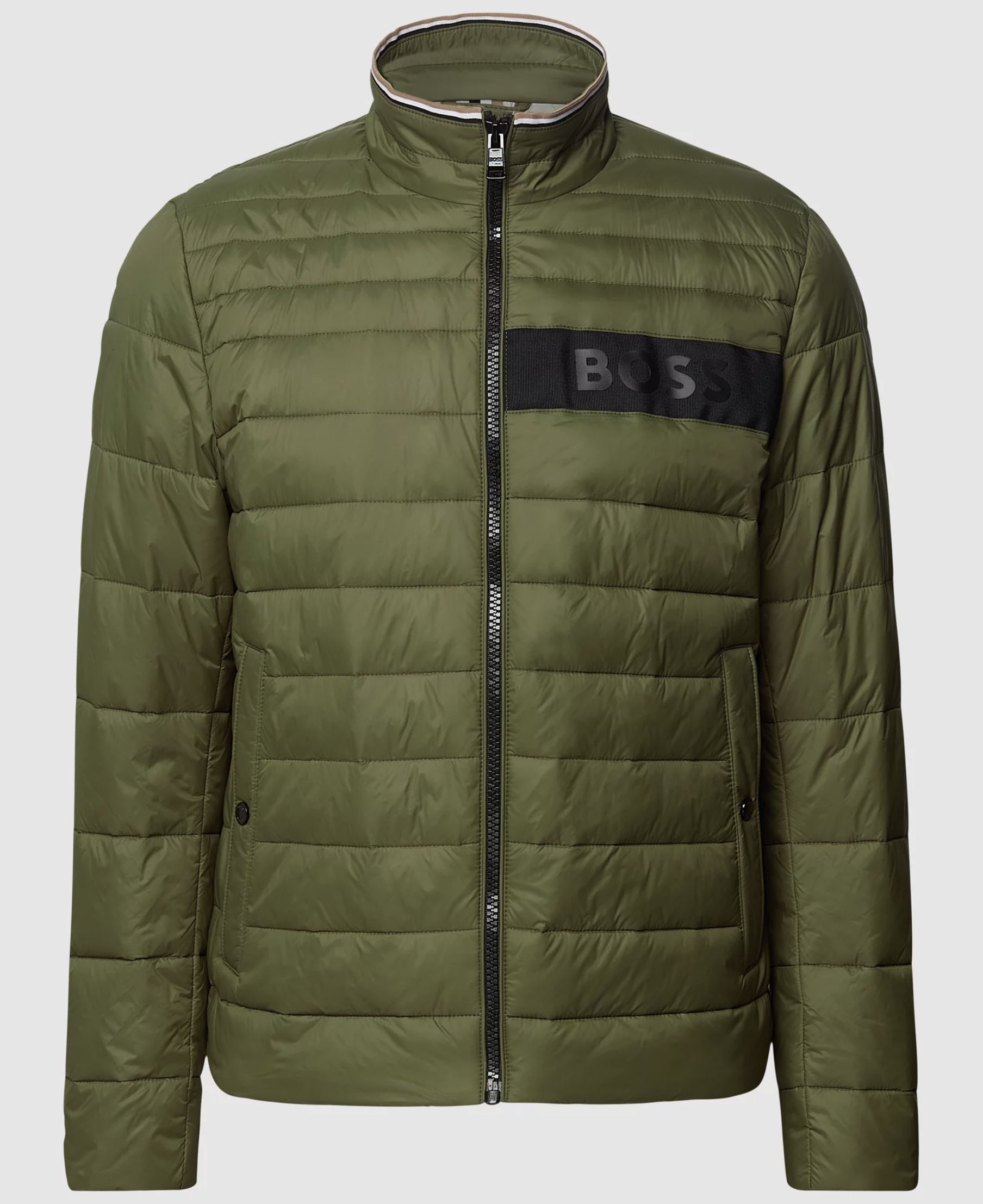 BOSS Darolus Steppjacke mit Label Print für 95,99€ (statt 130€)   Restgrößen