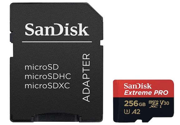 SanDisk Extreme PRO microSDXC UHS I 256 GB + Adapter & RescuePRO für 26,99€ (statt 33€)