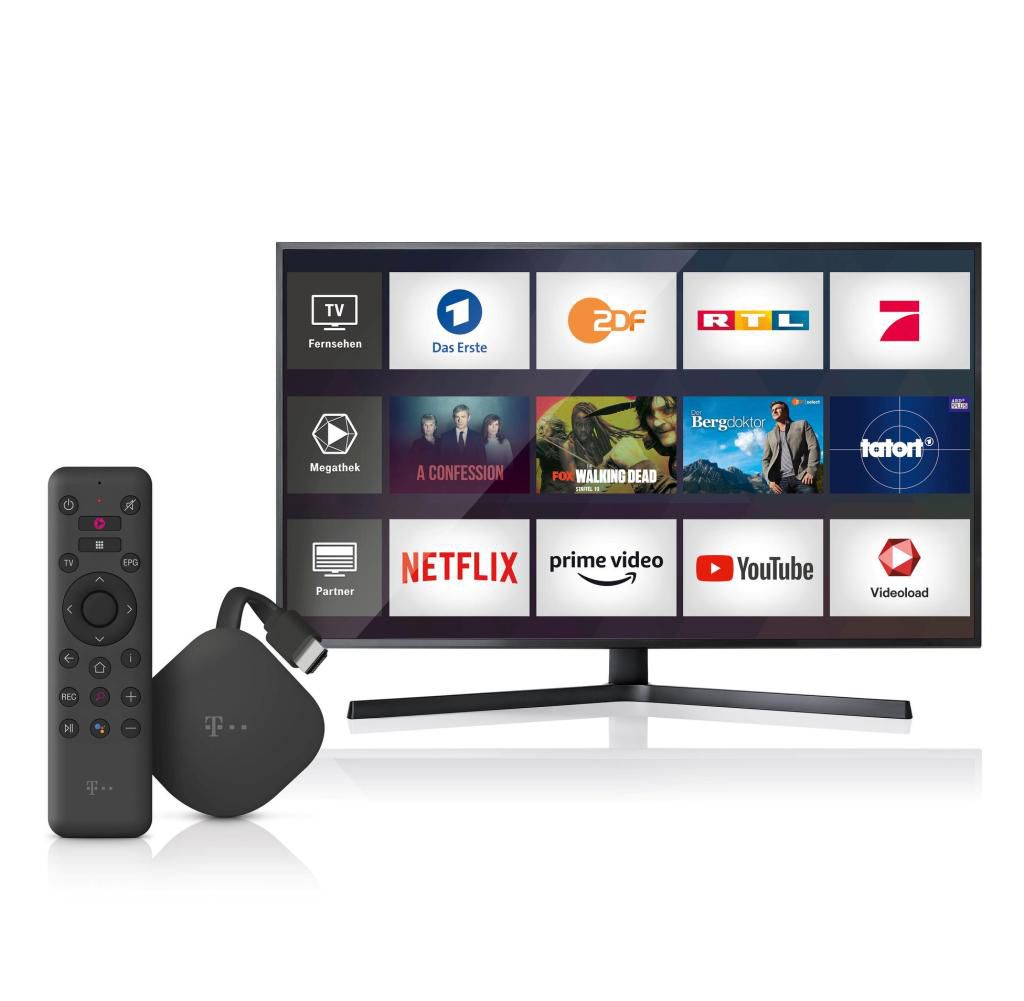 Telekom MagentaTV Smart inkl. RTL+ Premium für eff. 7,50€ mtl. + TV Stick + 50€ Amazon Gutschein
