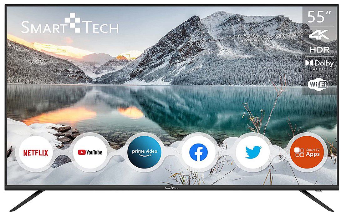 SMARTTECH 55 Zoll Linux UHD smart TV für 329,90€ (statt 432€)