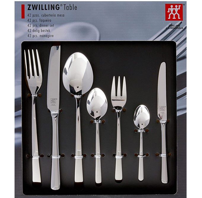 ZWILLING Nova 42 tlg. Edelstahl Besteckset 6 Personen für 49,99€ (statt 75€)