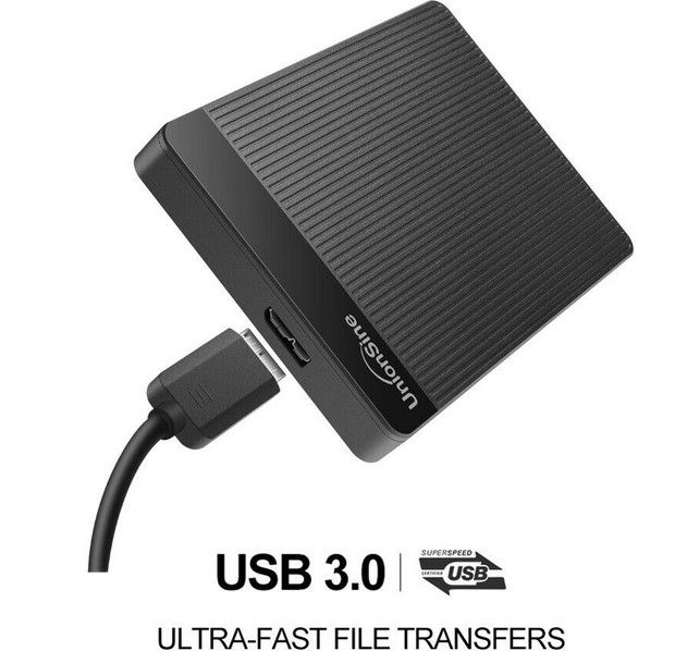 UnionSine Ultra Slim 500GB Externe USB Festplatte für 17,99€ (statt 41€)