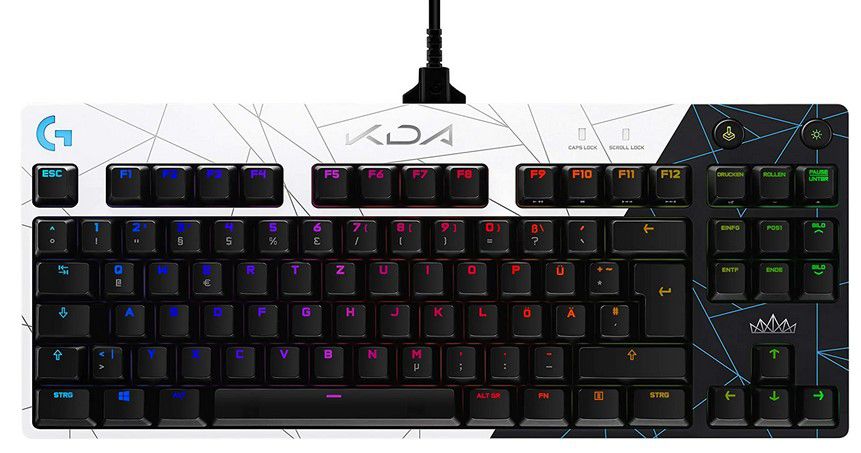 Logitech G PRO K/DA mechanische RGB Gaming Tastatur für 89,90€ (statt 100€)