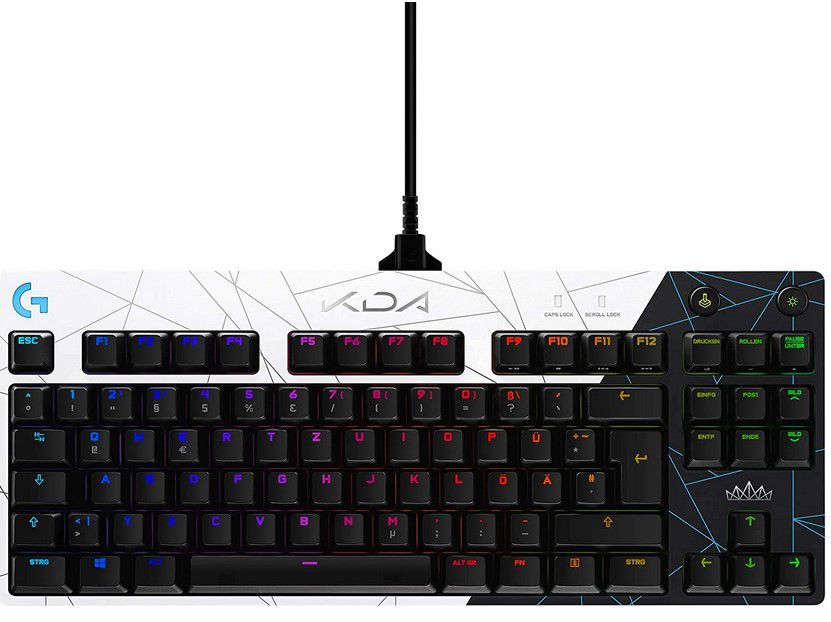 Logitech G PRO K/DA mechanische RGB Gaming Tastatur für 77,90€ (statt 100€)