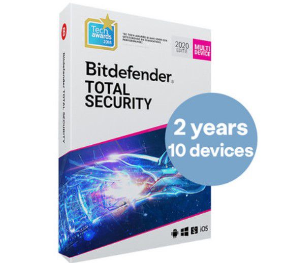 Bitdefender 2022 Total Security 10 Geräte (2 Jahre) für 34,95€ (statt 56€)