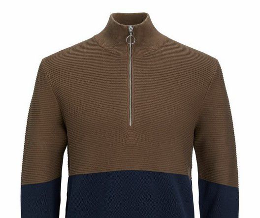 Jack & Jones Herren Strickpullover mit Halbreißverschluss für 23,95€ (statt 40€)