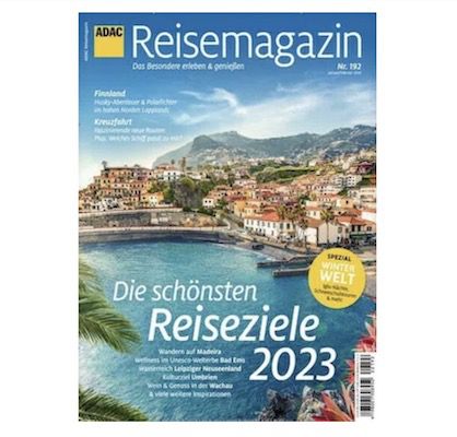 7 Ausgaben ADAC Reisemagazin für 58,24€ + Prämie: 50€ Gutschein