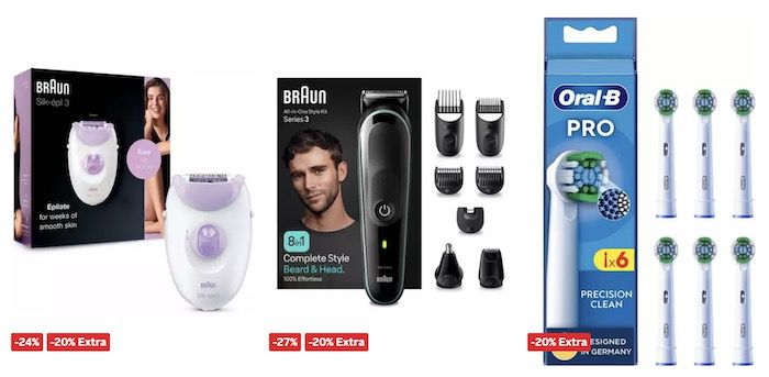 OTTO: 20% Rabatt auf Braun und Oral B   z.B. Braun MGK3441 ab 31,99€ (statt 40€)