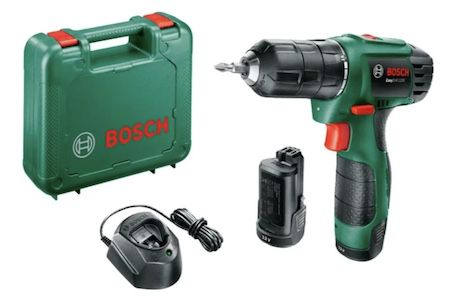 Bosch 12V Akkuschrauber EasyDrill 1200 mit 2x 1,5Ah Akku für 76,89€ (statt 107€)