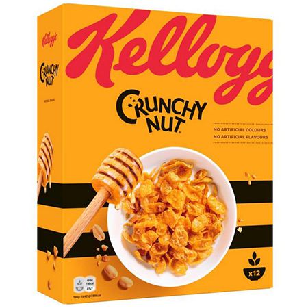 Kellogg&#8217;s Crunchy Nut Cerealien, 375g ab 2,35€ &#8211; Prime Sparabo