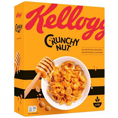 Kelloggs Crunchy Nut Cerealien, 375g ab 2,35€   Prime Sparabo