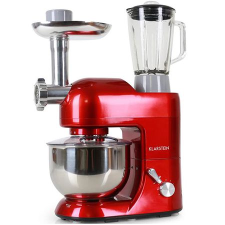 Klarstein Lucia Rossa Universal Küchenmaschine mit Fleischwolf für 89,99€ (statt 140€)