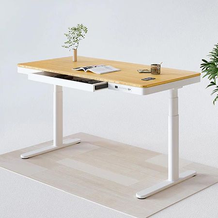 Flexispot Q8 Höhenverstellbarer Schreibtisch mit Bambus-Tischplatte für 629,99€ (statt 700€)