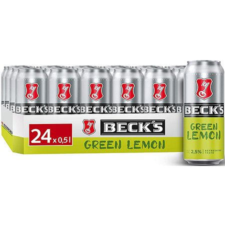 🍋 24x BECK’S Green Lemon (je 0,5L) für 18,99€ (statt 26€)