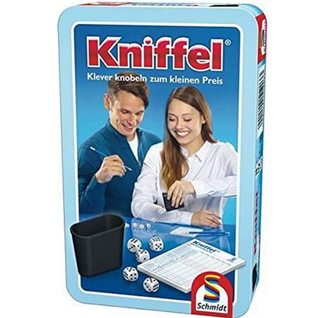 Schmidt Spiele Kniffel in Metalldose für 3,99€ (statt 9€)   Prime
