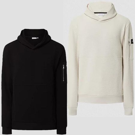 Calvin Klein Hoodie mit Ärmeltasche für 59,49€ (statt 83€)   Restgrößen