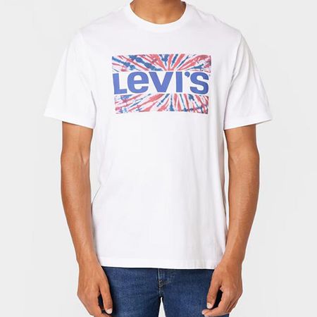 Levis T Shirt in Weiß mit Brustprint für 17,90€ (statt 30€)