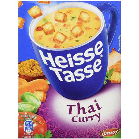 18x Heisse Tasse Thai Curry mit Croûtons á 3 Beutel ab 13,72€ (statt 18€)   Prime Sparabo