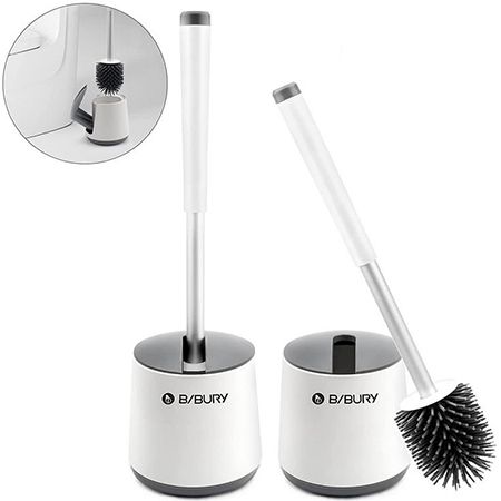 2er Pack Bibury Silikon Toilettenbürste Set für 9,20€ (statt 23€)