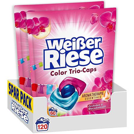 Weißer Riese Color Trio Caps Aromatherapie Essentials, 120WL ab 15,67€ (statt 24€)   Prime