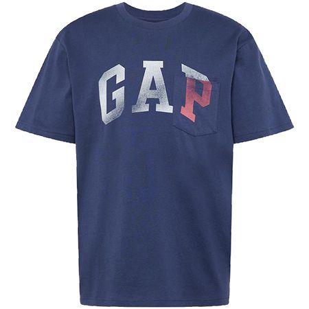 GAP T Shirt mit Brusttasche in Navy für 11,90€ (statt 25€)