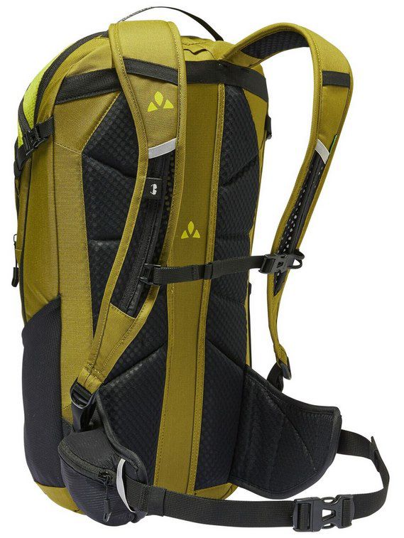 VAUDE Moab 15 II Fahrradrucksack mit Regenhülle (15L) in Grün für 68€ (statt 87€)