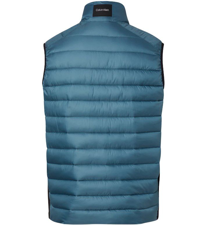 Calvin Klein Vest Side Logo Weste in Blau für 69,90€ (statt 87€)