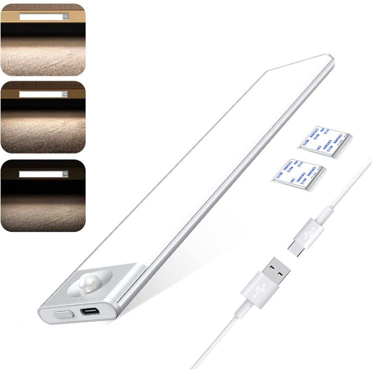 LED kabellose Unterbauleuchte (Bewegungssensor) z.B. für die Küche für 10,49€ (statt 21€)