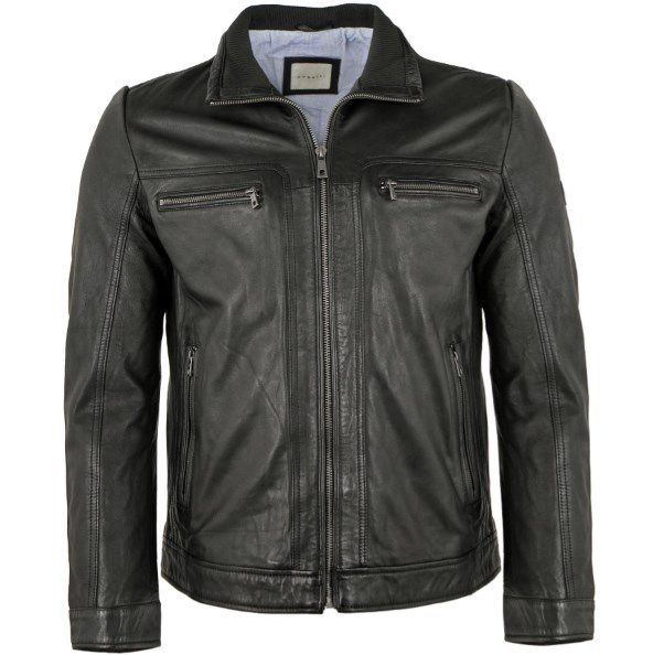 bugatti Lederjacke BU 109 Lammnappa in Schwarz ab 169,96€ (statt 250€)