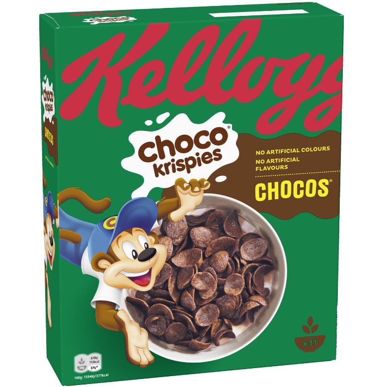 330g Kelloggs Choco Krispies ab 2,37€   Sparabo