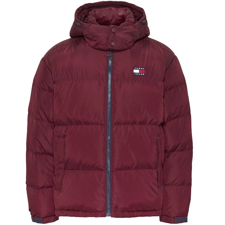 Tommy Hilfiger Removable Hood Alaska Puffer Jacket in Rot oder Weiß ab 159,99€ (statt 203€)