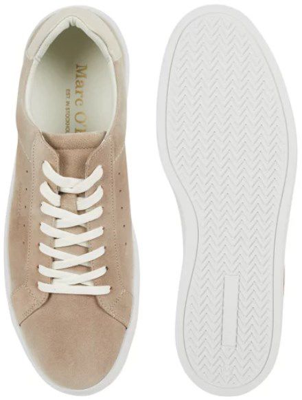 Marc OPolo Sneaker aus Leder in Dunkelblau o. Beige für 57,79€ (statt 107€)