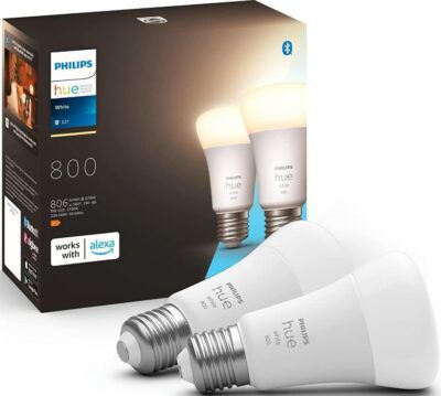 2x Philips Hue White E27 LED Lampe mit Bluetooth, dimmbar für 23,10€ (statt 28€)