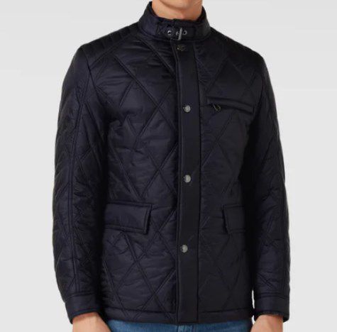 JOOP! Collection Cinleys Jacke mit Strukturmuster in Marineblau für 297,49€ (statt 350€)