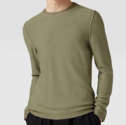 Marc OPolo Strickpullover aus Baumwoll Leinen Mix in Mint für 55,24€ (statt 79€)