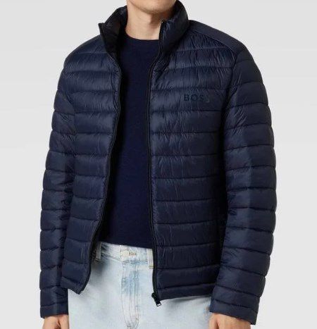 BOSS Herren Steppjacke Calanos in Blau für 152,91€ (statt 180€)   M & XXXL