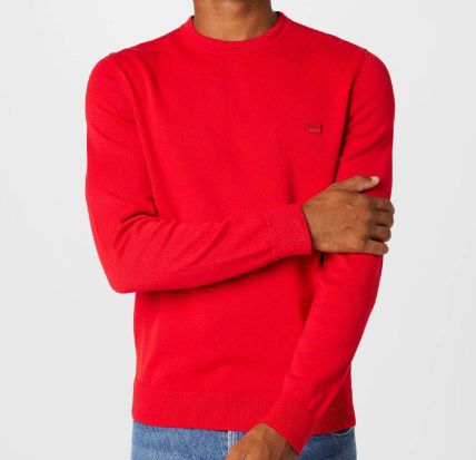 HUGO Pullover SAN CASSIUS C1 in Pink für 82,91€ (statt 100€)