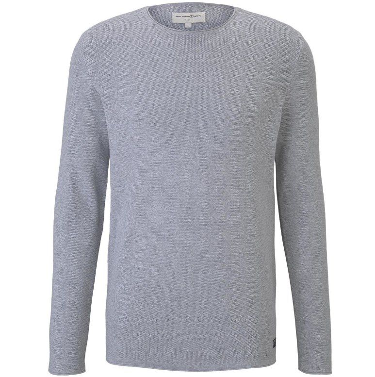 Tom Tailor Denim Herren Strickpullover in Grau für 12,99€ (statt 19€)