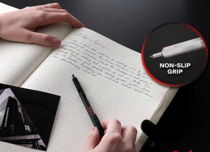 rOtring (Modell 600) Kugelschreiber aus Metall   schwarze Schrift für 25,39€ (statt 31€)