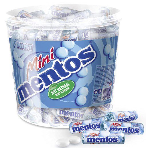 120 kleine Rollen Mini Mentos Mint Classic ab 10,39€ (statt 17€) &#8211; Sparabo
