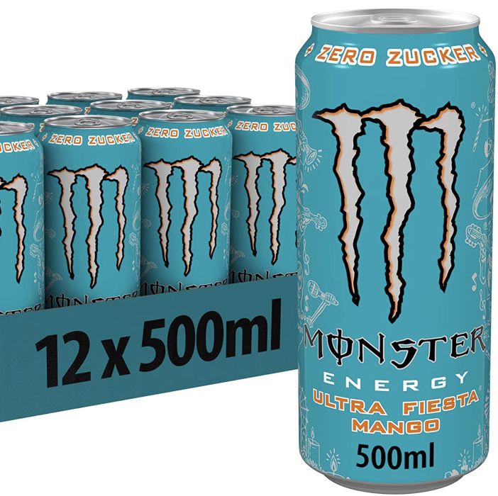 12x500ml Monster Energy Ultra Fiesta Zero ab 13,49€ (statt 18€)