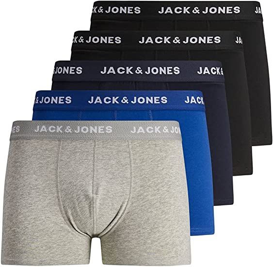 5er JACK & JONES Herren Boxershorts für 21,09€ (statt 31€) nur noch Größe S