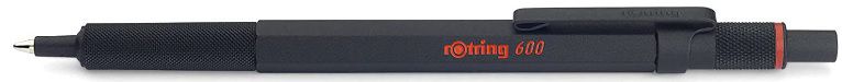 rOtring (Modell 600) Kugelschreiber aus Metall mit schwarzer Schrift für 15,29€ (statt 25€)